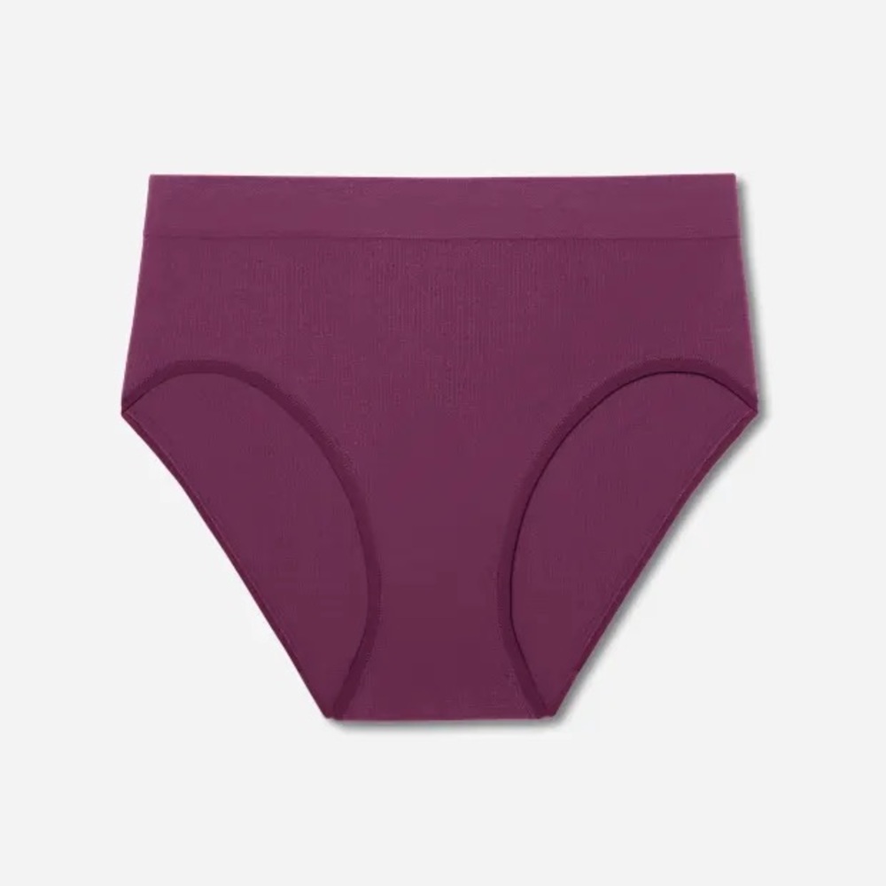 Bombas deep purple plum high rise seamless underwear panties